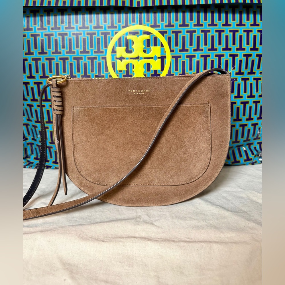 Tory Burch Piper Suede crossbody
